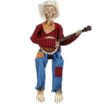 SkullGroove Halloween Decoration - Motion Activated Skeletons for Indoor Use