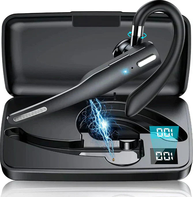 Wireless Bluetooth 5.1 Headphones with Dual Mic Noise Reduction
