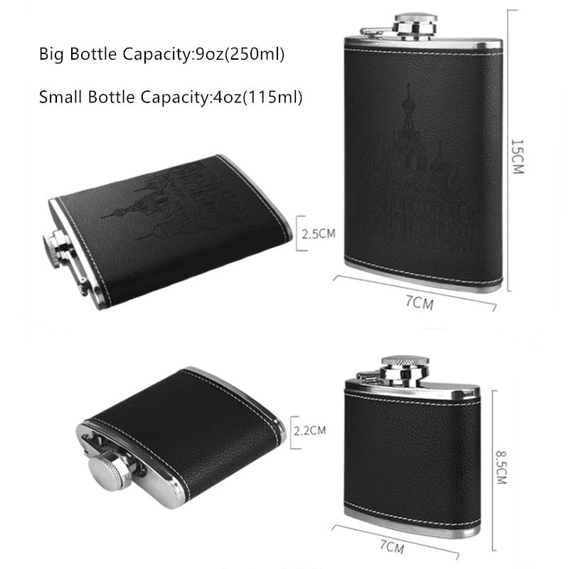Premium Stainless Steel Flask Gift Set