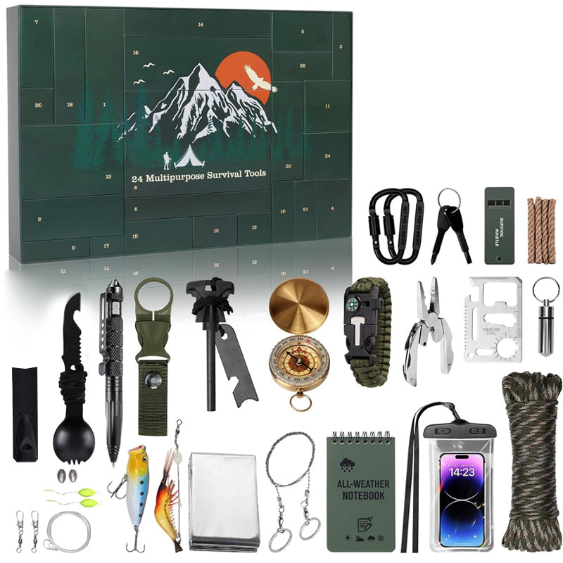 Survival Advent Calendar- 24 Days of Outdoor Gear & Tools