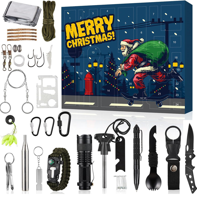 Survival Advent Calendar- 24 Days of Outdoor Gear & Tools