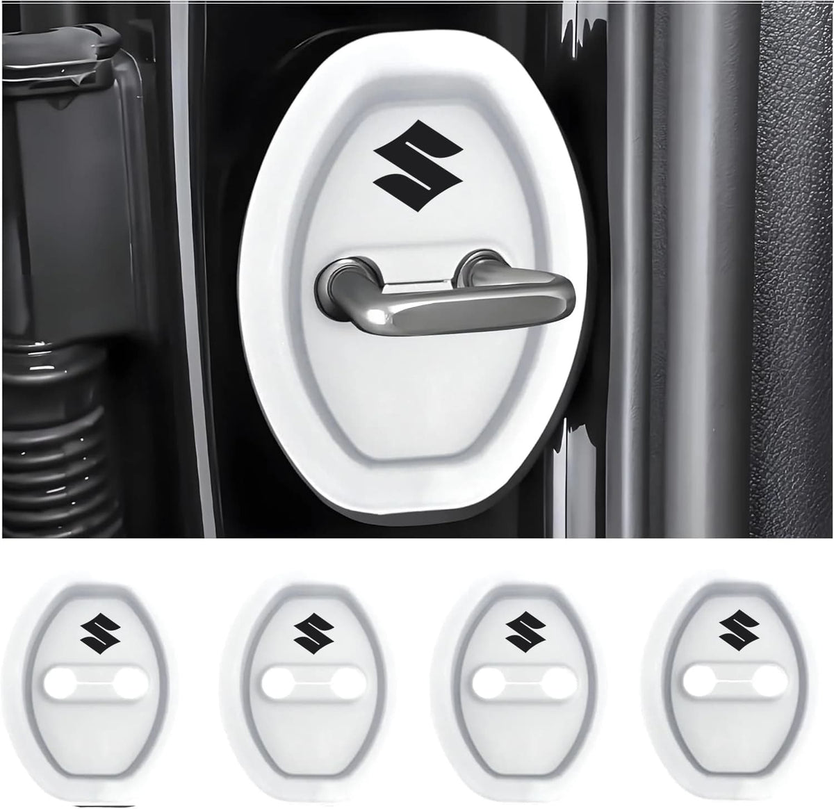 Durable Car Door Edge Guards Protector (4 Pack)