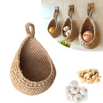 Eco-Friendly Jute Hanging Baskets | Handcrafted Storage Solution for Home