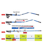 Lightweight Collapsible Hiking Sticks for Outdoor Trekking
