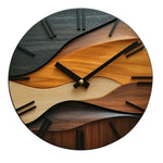 Creative Round Glass Wall Clock