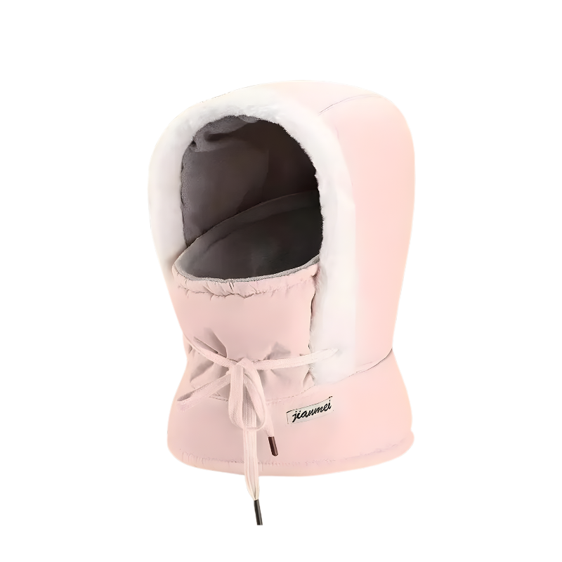 Fuzzy Hooded Head Warmer