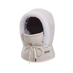 Fuzzy Hooded Head Warmer