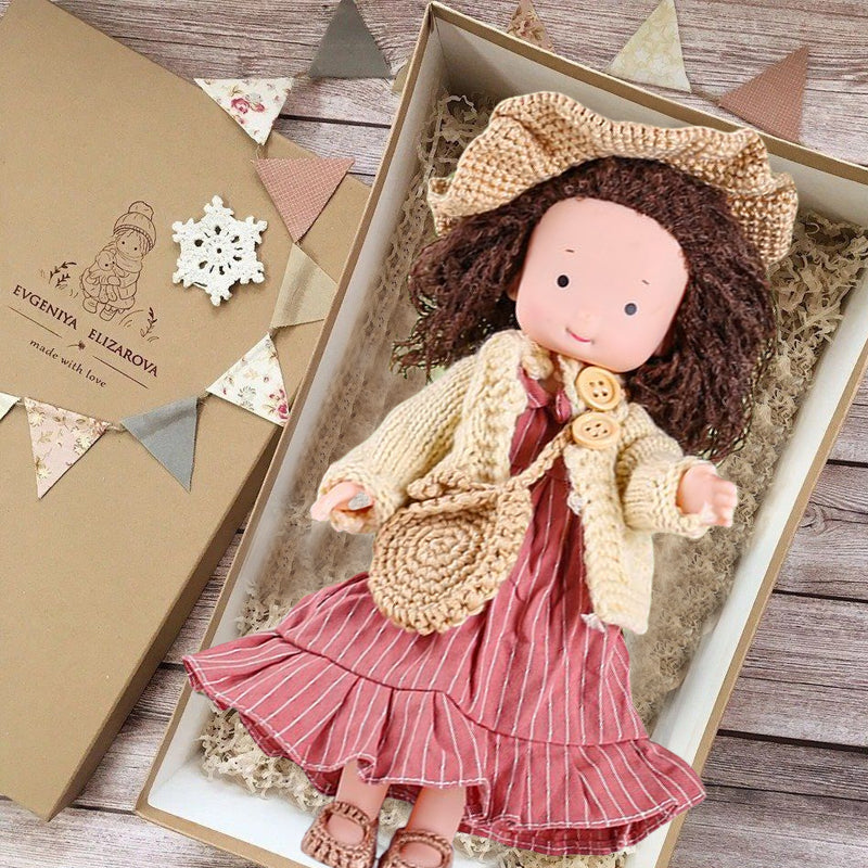 Artisan Wooden Educational Doll for Kids