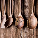 Durable Wooden Cooking Utensil Set for Non Stick Pans
