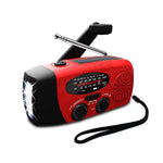 Portable Solar Emergency Radio with Hand Crank Charger