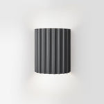 Textured Resin Sconce with Bidirectional Glow 5.5 in × 3.1 in × 6.5 in Fixture for Entryway Corridor Lounge Soft Indirect Accent Lighting Ma