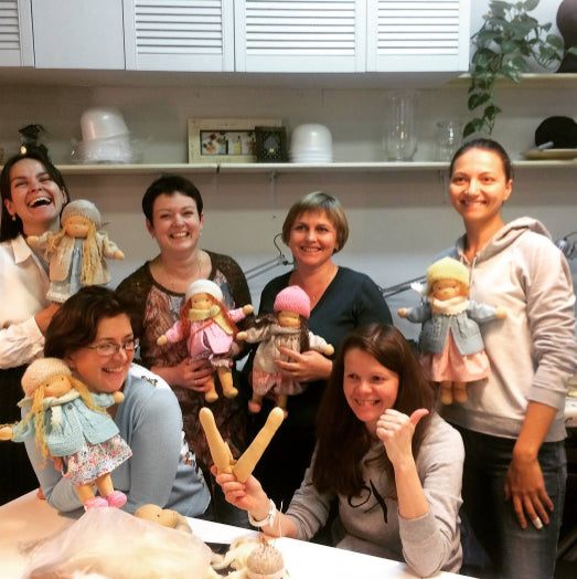 Artisan Wooden Educational Doll for Kids