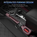 Car Seat Gap Filler with Adjustable Belt Strap