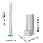 CLEANOVA – Disposable Toilet Brush Set with Replaceable Heads