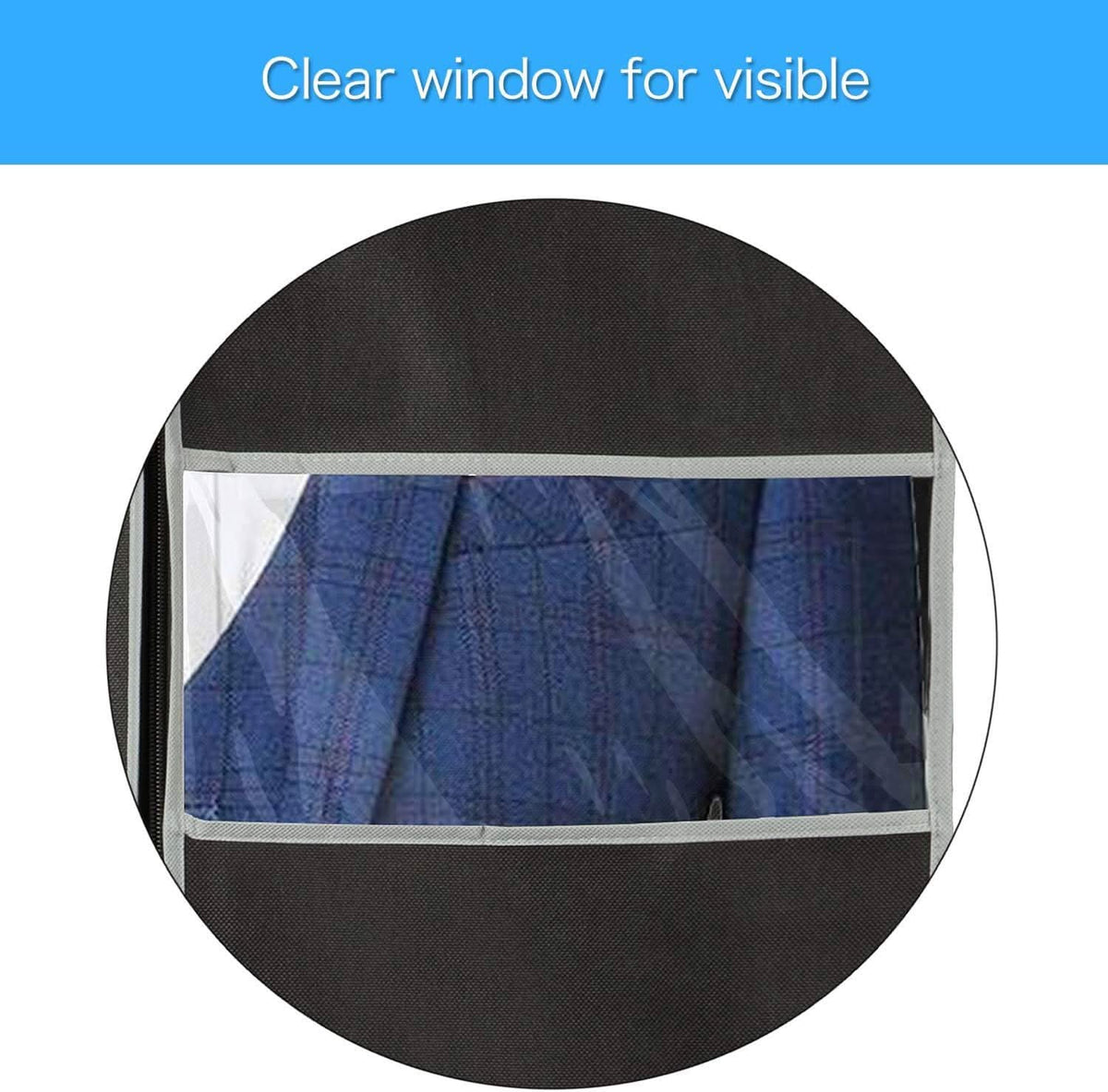 10-Pack Garment Storage Covers with Window