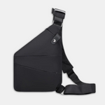 Compact Hardshell Shoulder Pouch with Hidden Compartments & Convertible Straps for Daily Commute