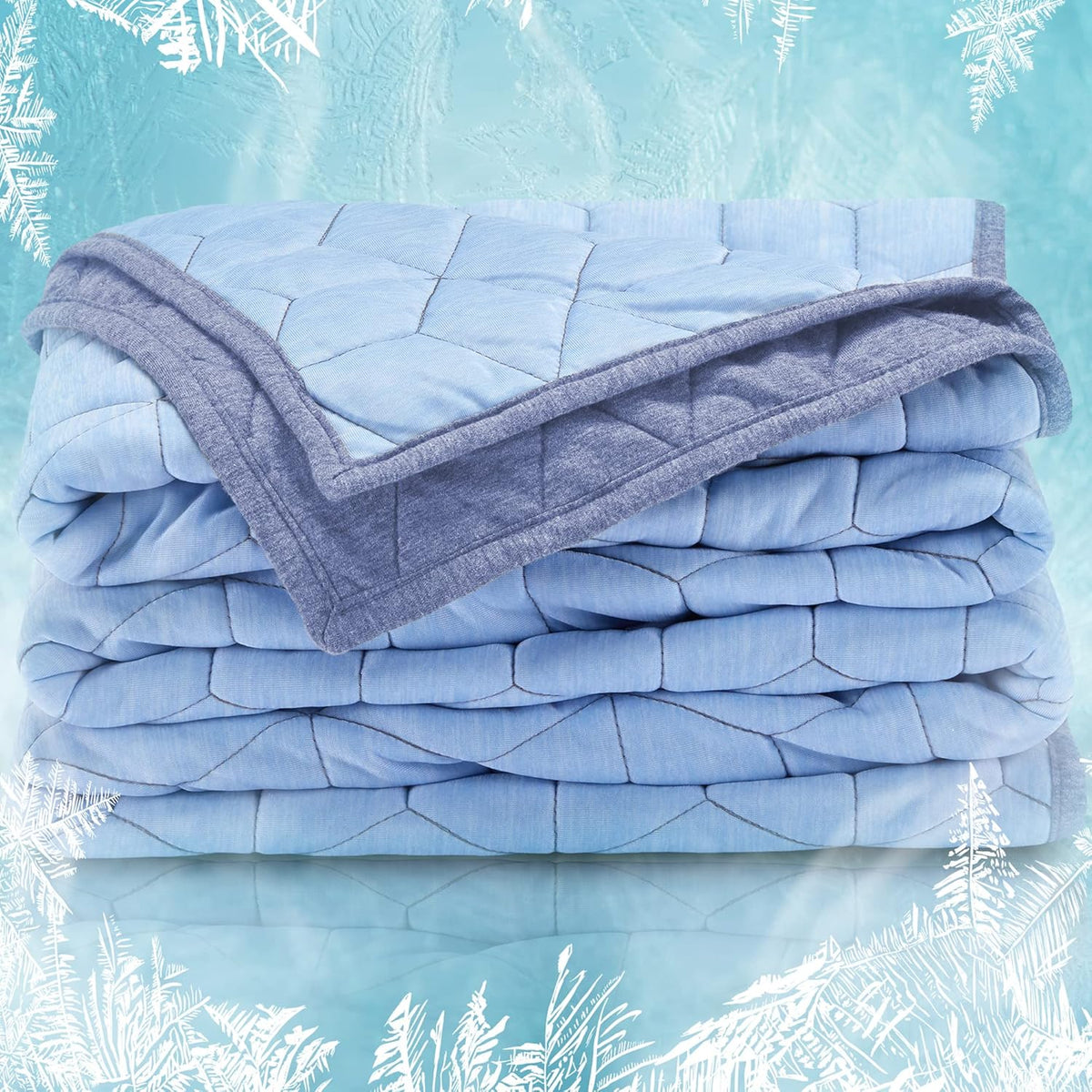 Dotisk Cooling Blanket | Lightweight Dual-Sided Design for Hot Sleepers - Cozy Summer Throw for Comfort and Breathability