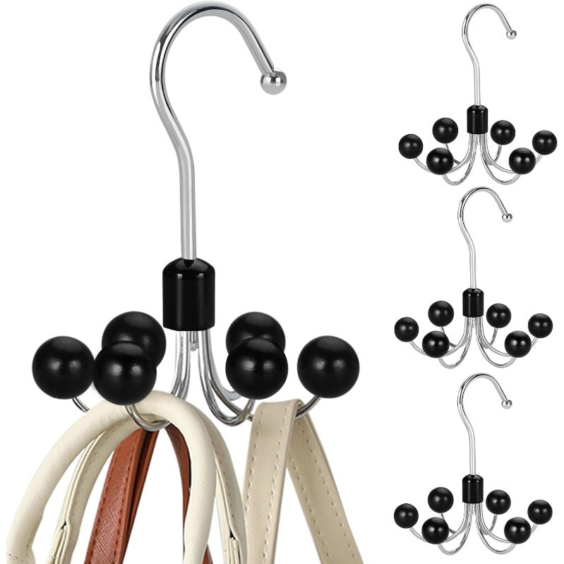 Rotating Closet Purse and Hoodie Storage Rack