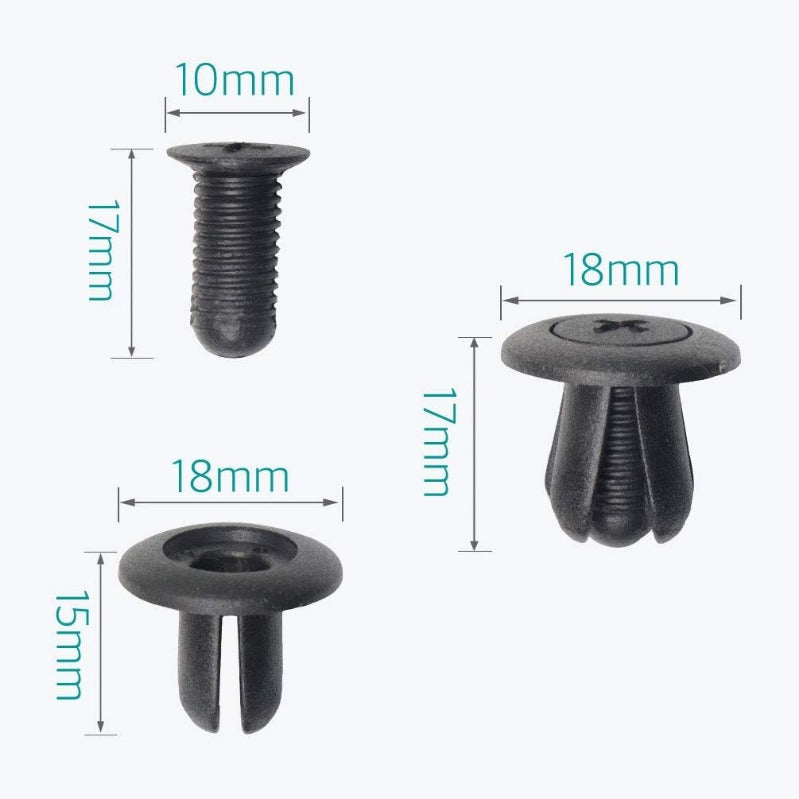 Easy Fit Car Push Pin Fasteners
