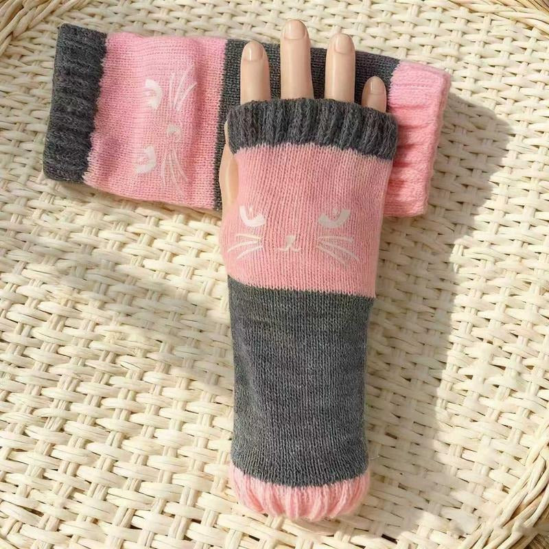 Cozy Kitty Winter Gloves