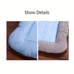 Cooling Dog Bed for Summer, Cat Bed with Non Slip Base, Washable Pet Bed with Breathable Cooling Fabric