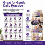 16-Move Seated Tai Chi Exercise Chart for Seniors