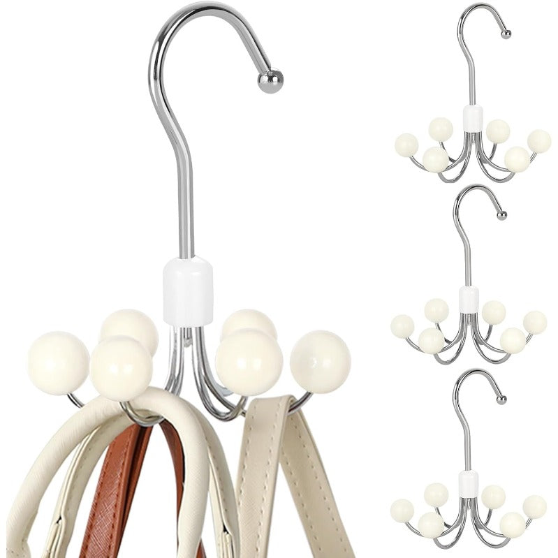 Rotating Closet Purse and Hoodie Storage Rack