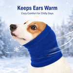 Dotisk Dog Calming Head Wrap for Thunder, Fireworks & Cold Walks - Soft Ear Coverage for Stressful Moments