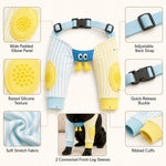 Dotisk Padded Dog Elbow Protector Sleeves for Hard Floors - Dual Front-Leg Coverage for Pressure & Rubbing