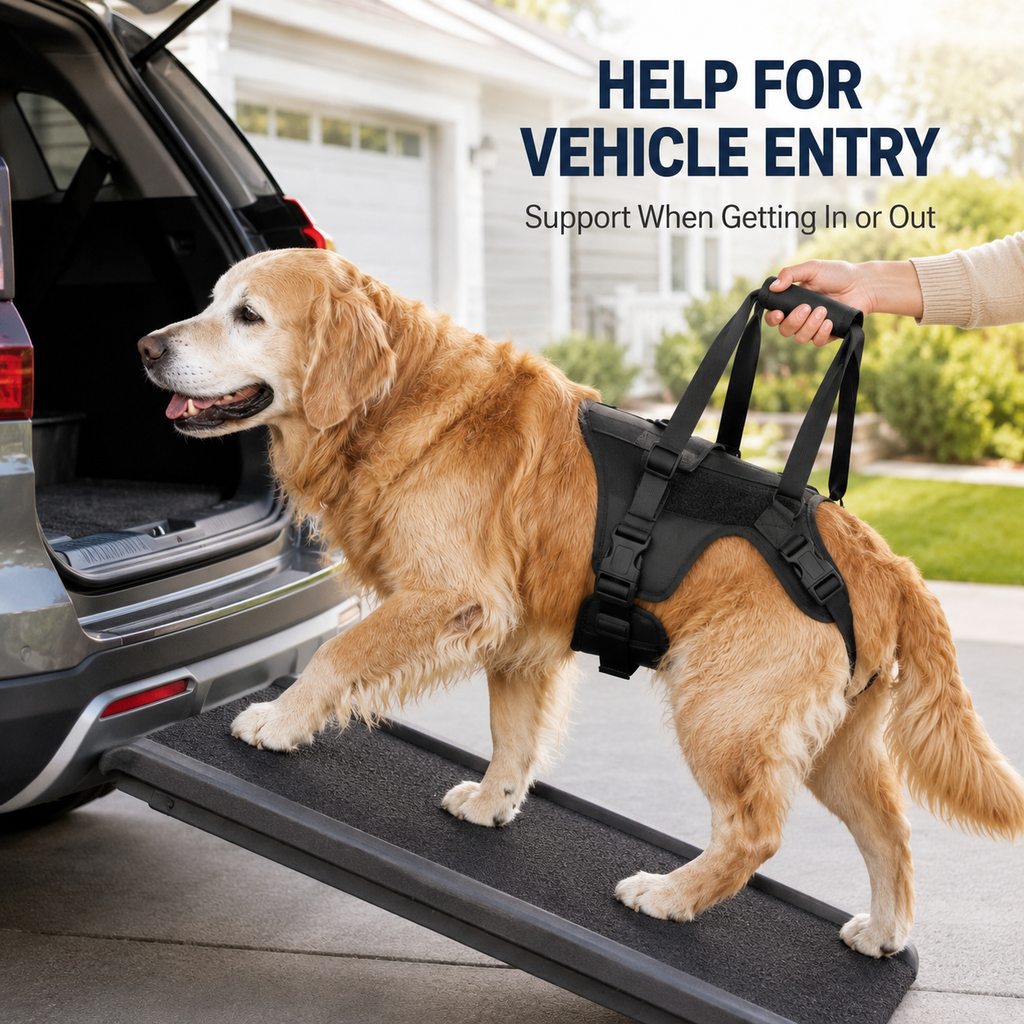Dotisk Full-Body Dog Lift Support Harness for Stairs, Cars & Limited Mobility