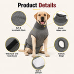 Dotisk Dog Recovery Suit with Pad Layer for Post-Surgery, Heat Cycles & Licking Protection