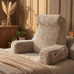 Luxury Backrest Pillow With Arms & Adjustable Headrest