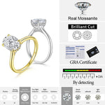 Luxurious Gold Tone Cubic Zirconia Ring