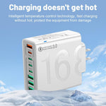 High Speed 8 Port USB Charging Station with USB C