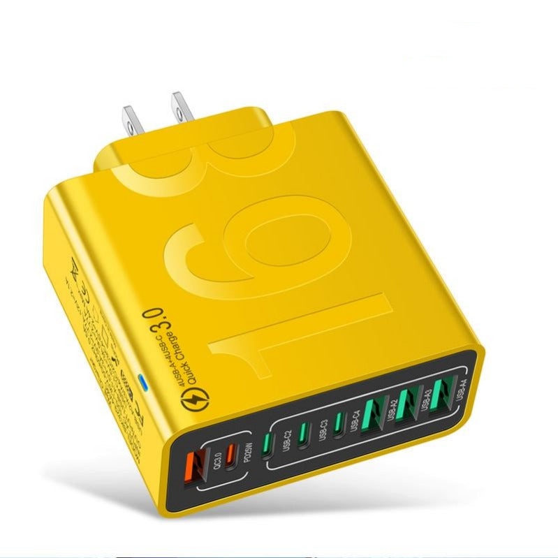 High Speed 8 Port USB Charging Station with USB C