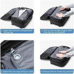Versatile Travel Backpack | Expandable Compression Design with Anti-Theft Lock | Water-Repellent for Secure Storage
