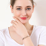 Luxurious Gold Plated Magnet Clasp Bracelet