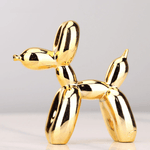 Creative Home Decor | Electroplated Balloon Dog Sculpture with Abstract Design | Unique Wall Decor for Modern Room Aesthetics