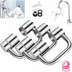 Flexible 360° Rotating Kitchen Faucet Extender