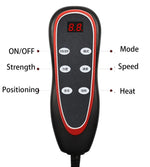 Electric Heated Massage Mat – Full Body Shiatsu Therapy Pad for Back, Neck & Shoulders with Adjustable Heat