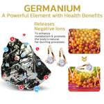 Germanium Ion Stud Earrings for Wellness & Circulation Support