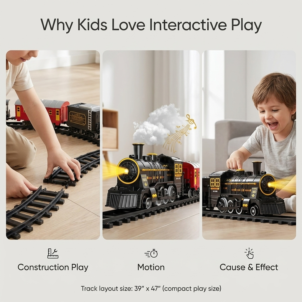 Fun Electric Toy Train Set for Children
