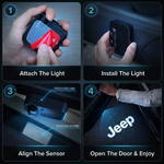 Bright Car Door LED Logo Light Kits