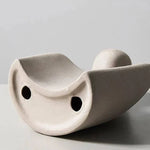 Abstract Couple Sculpture Modern Ceramic Figurine Home Decor