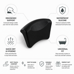 Comfort Spa | Bathtub Neck Pillow with Ergonomic Design & Water-Resistant Material | Relaxation Support for Stress Relief