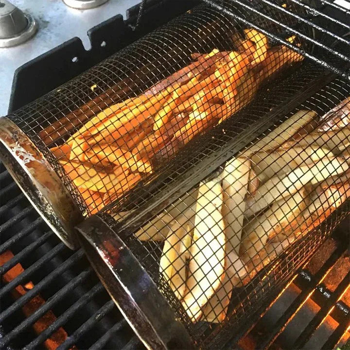 Easy Grill Basket for Vegetables and Meat