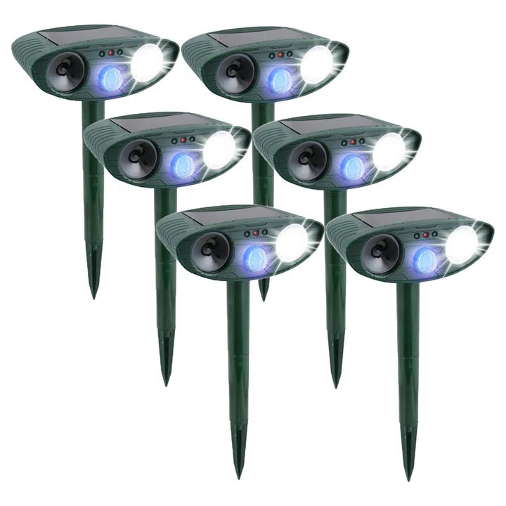 Outdoor Solar Pest Repeller with Ultrasonic Technology