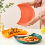 Crescent Snack Plate Set