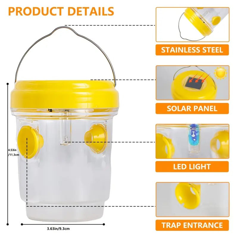 Solar-Powered Bee Catcher