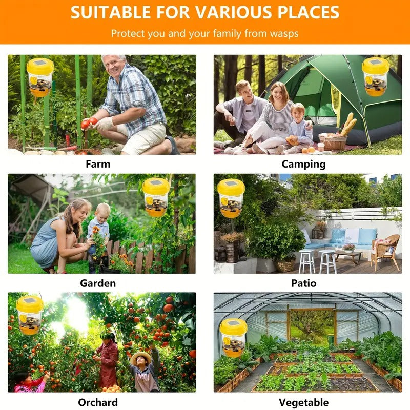 Solar-Powered Bee Catcher